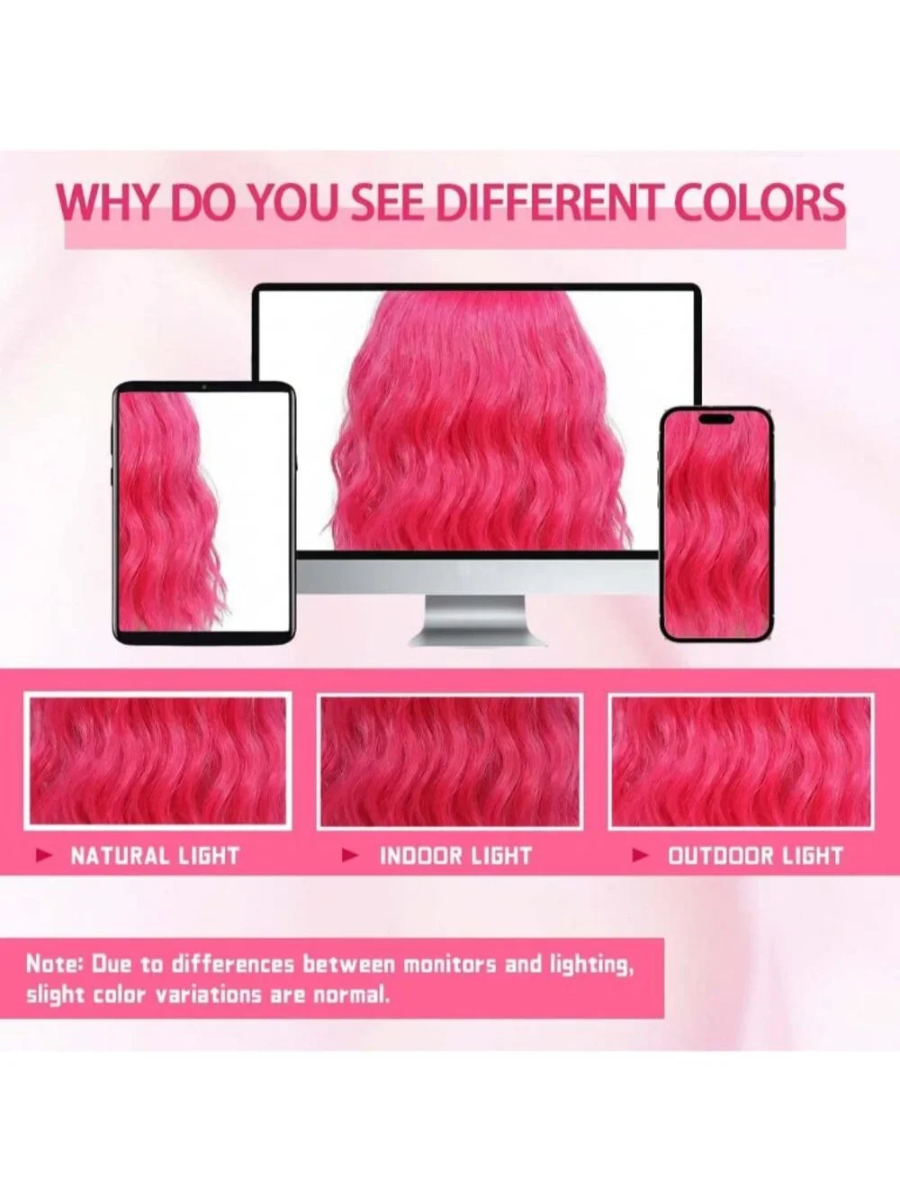 Women's Hot Pink 14 Inch Short Shoulder Length Synthetic Bangs Wavy Bob Wig